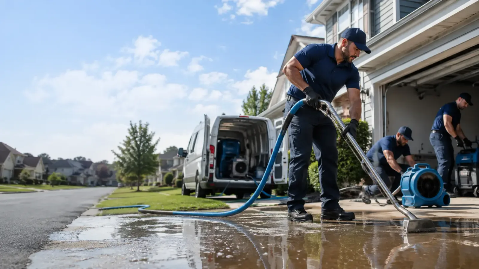 Flood Damage Restoration in East Fultonham, OH